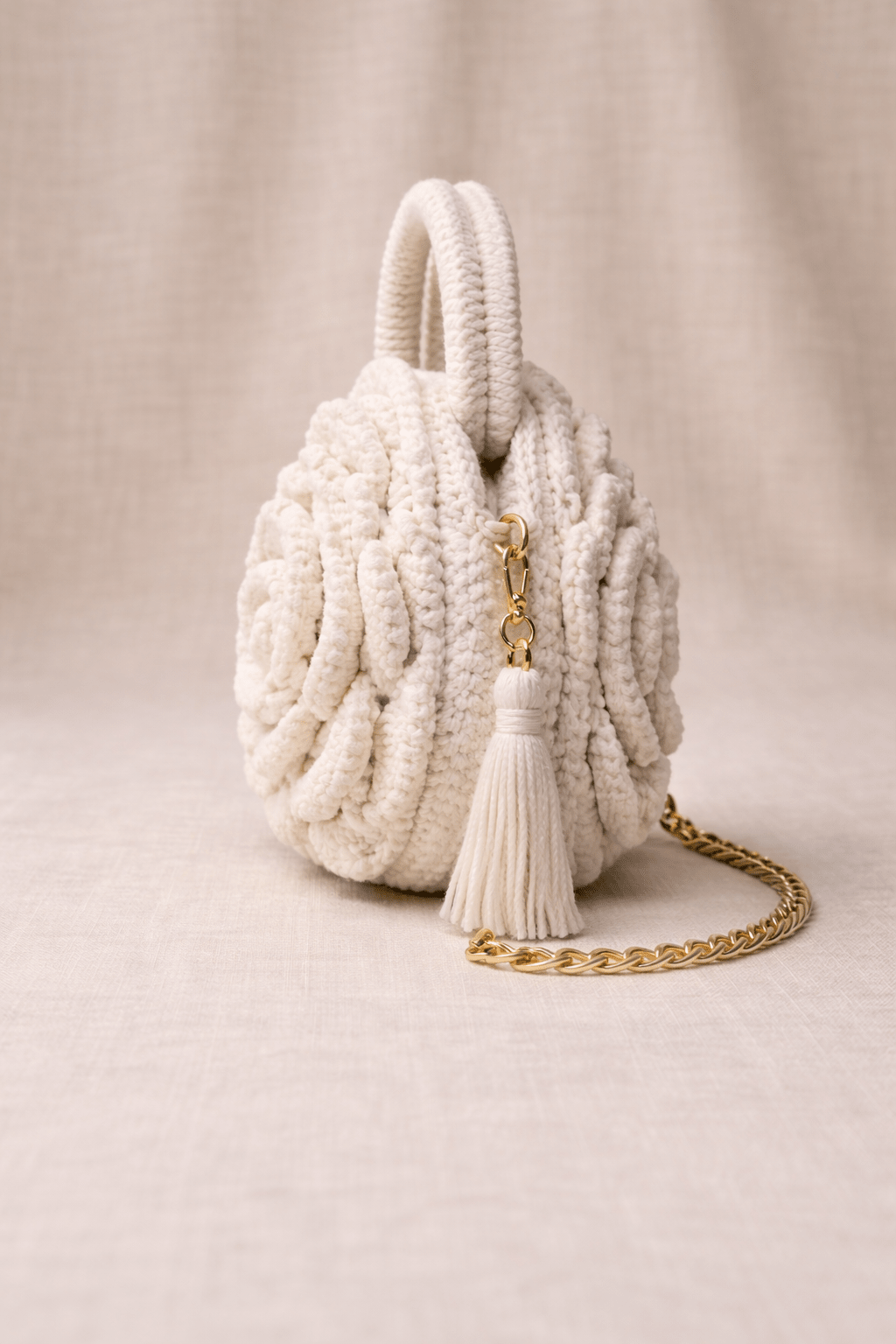 Handmade Crochet Rose Handbag – Elegant Floral Crochet Bag | Crochet By Pihu - Crochet By Pihu